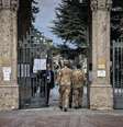 Funeral de vítima de coronavírus em Bergamo  Foto: ANSA / Ansa
