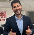 O jornalista Evaristo Costa na CNN Brasil, em São Paulo  Foto: Instagram/@evaristocostaoficial / Estadão