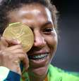 Campeã olímpica, a judoca Rafaela Silva está suspensa po doping  Foto: Wilton Junior / Estadão