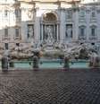 Fontana di Trevi está fechada para turistas e moradores para evitar aglomerações  Foto: ANSA / Ansa - Brasil