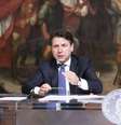 Giuseppe Conte fez uma live para anunciar as novas medidas  Foto: EPA / Ansa