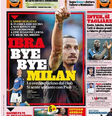 Ibrahimovic deve estar de saída do Milan (Foto: Reprodução)  Foto: Gazeta Esportiva