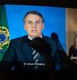 Jair Bolsonaro, durante o seu pronunciamento em rede nacional de rádio e TV, nesta terça-feira, 31  Foto: MAX PEIXOTO / DIA ESPORTIVO/ESTADÃO CONTEÚDO