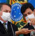 Bolsonaro e Mandetta participam de entrevista coletiva em Brasília
18/03/2020
REUTERS/Adriano Machado  Foto: Reuters