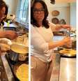 Oprah Winfrey passou a fazer 'lives' de seu cotidiano para se comunicar com os fãs  Foto: Reprodução/Instagram