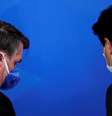Bolsonaro e Mandetta deixam local após entrevista coletiva em março
20/03/2020
REUTERS/Ueslei Marcelino  Foto: Reuters