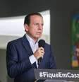 Governador João Doria (PSDB) em coletiva no Palácio dos Bandeirantes  Foto: Governo do Estado de SP/Divulgação / Estadão Conteúdo