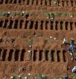 Imagem de covas abertas no cemitério Vila Formosa, o maior de São Paulo, rodou o mundo  Foto: DW / Deutsche Welle