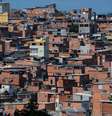 Vista da favela do Paraisópolis, em São Paulo   Foto: Ronaldo Silva / Futura Press