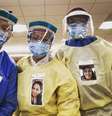 Médicos, enfermeiros e fisioterapeutas imprimem fotos de seus rostos para que pacientes possam conhecê-los durante tratamento contra novo coronavírus.  Foto: Instagram/@captain_wolf82 / Estadão Conteúdo