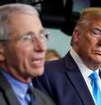 Presidente dos EUA, Donald Trump, ao lado de Anthony Fauci na Casa Branca
07/04/2020 REUTERS/Kevin Lamarque  Foto: Reuters