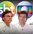 Bolsonaro e Mandetta polarizaram as atenções no horário nobre da televisão brasileira no domingo  Foto: Fotomontagem: Blog Sala de TV (Fotos: Marcos Côrrea / Presidência da República / Divulgação e Reprodução / TV)