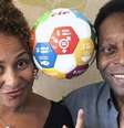 Pelé ao lado de Kely, sua filha mais velha  Foto: Divulgação/Global Impact Games / Estadão Conteúdo