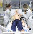 Hospital usa bonecos que respiram para treinar atendimento a pacientes com coronavírus  Foto: Santa Casa de São Carlos/Divulgação / Estadão Conteúdo