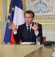 Presidente francês, Emmanuel Macron
08/04/2020
Ludovic Marin/Pool via REUTERS  Foto: Reuters
