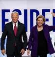 Joe Biden e Elizabeth Warren em Westerville, nos Estados Unidos
15/10/2019 REUTERS/Shannon Stapleton  Foto: Reuters