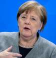 Merkel em entrevista coletiva após reunião com governadores para discutir a pandemia de coronavírus  Foto: DW / Deutsche Welle