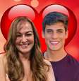 Nadine e Tiago agitam a web com namoro midiático  Foto: Fotomontagem: Blog Sala de TV  / Reprodução