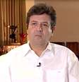 '(Brasileiro) Não sabe se ele escuta o ministro da Saúde, se escuta o presidente', diz Mandetta  Foto: TV Globo / Reprodução / Estadão Conteúdo