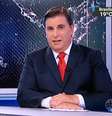 O apresentador Carlos Nascimento.  Foto: Reprodução de 'SBT Brasil' (2019) / SBT / Estadão Conteúdo