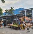 Centro comercial de Bangu, bairro onde incidência da covid-19 tem aumentado bastante  Foto: Divulgação