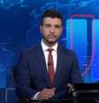 O jornalista Matheus Ribeiro durante apresentação do 'Jornal Nacional', da Globo, em 9 de novembro de 2019.  Foto: Reprodução de 'Jornal Nacional' (2019) / Globo / Estadão