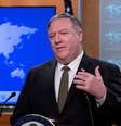 Secretário de Estado norte-americano, Mike Pompeo
22/04/2020
Nicholas Kamm/Pool via REUTERS/  Foto: Reuters