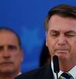 Presidente Jair Bolsonaro durante pronunciamento no Palácio do Planalto
24/04/2020 REUTERS/Ueslei Marcelino  Foto: Reuters