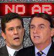 Moro e Bolsonaro: o duelo de gigantes saiu dos bastidores do poder e passou a ser travado diante das câmeras de TV  Foto: Fotomontagem: Blog Sala de TV (Foto Jair Bolsonaro: Carolina Antunes / Presidência da República e Foto Sergio Moro: Reprodução / TV)