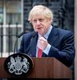Premiê britânico, Boris Johnson, discursa em frente à sua residência oficial em Londres
27/04/2020 Pippa Fowles/10 Downing Street/Divulgação via REUTERS  Foto: Reuters