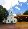 Igreja Matriz de Arandu, município com maior letalidade do coronavírus em São Paulo  Foto: Secretaria de Turismo / Divulgação / Estadão