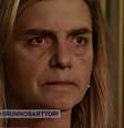 O rosto de Bolsonaro foi aplicado na face de Carminha em um deboche a respeito do conflito com Sergio Moro  Foto: Canal Bruno Sartori / Reprodução
