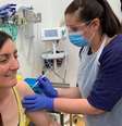 Elisa Granato, pesquisadora italiana, participa de teste de vacina contra Covid-19 em Oxford  Foto: ANSA / Ansa - Brasil