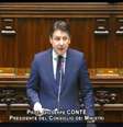 Conte defendeu as ações do governo durante o combate ao coronavírus  Foto: ANSA / Ansa