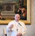 Para Francisco durante audiência geral remota 
15/04/2020
Vatican Media/­Handout via REUTERS  Foto: Reuters