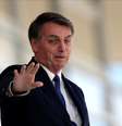 Presidente Jair Bolsonaro gesticula na rampa do Palácio do Planalto, Brasília 
27/04/2020
REUTERS/Ueslei Marcelino  Foto: Reuters