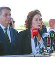 A deputada federal Carla Zambelli depôs à PF em inquérito que investiga suposta interferência de Bolsonaro no órgão  Foto: Wagner Pires / Futura Press