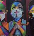 Mural do artista de rua Eduardo Kobra em Itu, interior de São Paulo  Foto: ANSA / Ansa