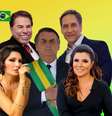 Bolsonaro entre Silvio Santos, Antônia Fontenelle, Mara Maravilha e Luís Ernesto Lacombe: apoio ao presidente gera pesadas críticas aos famosos  Foto:  Fotomontagem: Blog Sala de TV (Fotos: Marcelo Camargo / Agência Brasil e Reproduções / Instagram