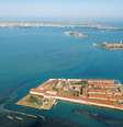 Ilha do Lazzaretto Vecchio, na Lagoa de Veneza  Foto: Archivio Magistrato alle Acque di Venezia / Ansa