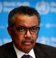 Diretor-geral da OMS, Tedros Adhanom Ghebreyesus, durante entrevista coletiva
28/02/2020 REUTERS/Denis Balibouse  Foto: Reuters