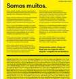 Manifesto foi publicado nas páginas na edição impressa dos jornais deste sábado  Foto: Reprodução / Estadão