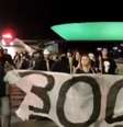 Protesto com tochas em frente ao STF na noite de sábado, 30.   Foto: Reprodução Twitter Sara Winter / Estadão Conteúdo