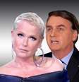 Xuxa é a primeira artista da RecordTV a se manifestar contra Jair Bolsonaro  Foto: Fotomontagem: Blog Sala de TV  / Reprodução / Instagram e Carolina Antunes / Presidência da República