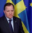 FILE PHOTO: Sweden's Prime Minister Stefan Lofven speaks during a news conference after the second day of the European Union leaders summit, held to discuss the EU's long-term budget for 2021-2027, in Brussels, Belgium, February 21, 2020. REUTERS/Christian Hartmann/File Photo  Foto: Reuters