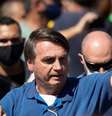 Bolsonaro participa de ato pró-governo em Brasília  Foto: EPA / Ansa - Brasil