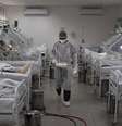 Ala de pacientes com covid-19 em hospital em Manaus  Foto: DW / Deutsche Welle