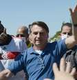 A prática de aparecer sem máscara protetora já é comum por parte do presidente da República, Jair Bolsonaro  Foto: EDU ANDRADE/FATOPRESS / Estadão Conteúdo
