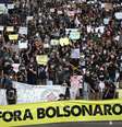 Manifestantes protestam contra presidente Jair Bolsonaro em Manaus
02/06/2020 REUTERS/Bruno Kelly  Foto: Reuters