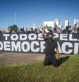 Manifestação contra o governo Jair Bolsonaro e a favor da democracia na cidade de Brasília  Foto: Matheus W. Alves / Futura Press